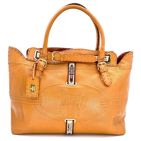 fendi selleria borghese tote|Fendi Selleria Borghese Tote .